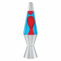 14.5" LAVA LAMP - RED/BLUE/SILVER